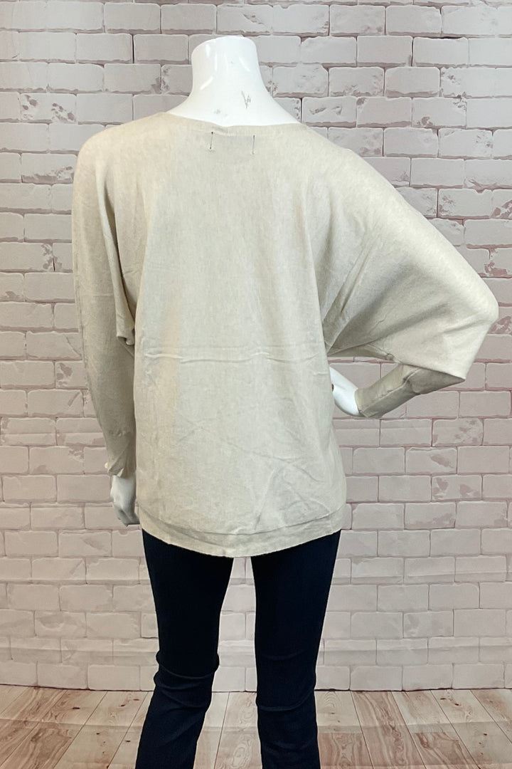 DOLMAN SLOUCH TOP WITH STAR