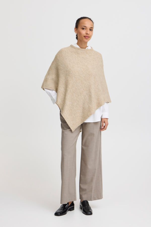 CEMENT MELANGE PONCHO