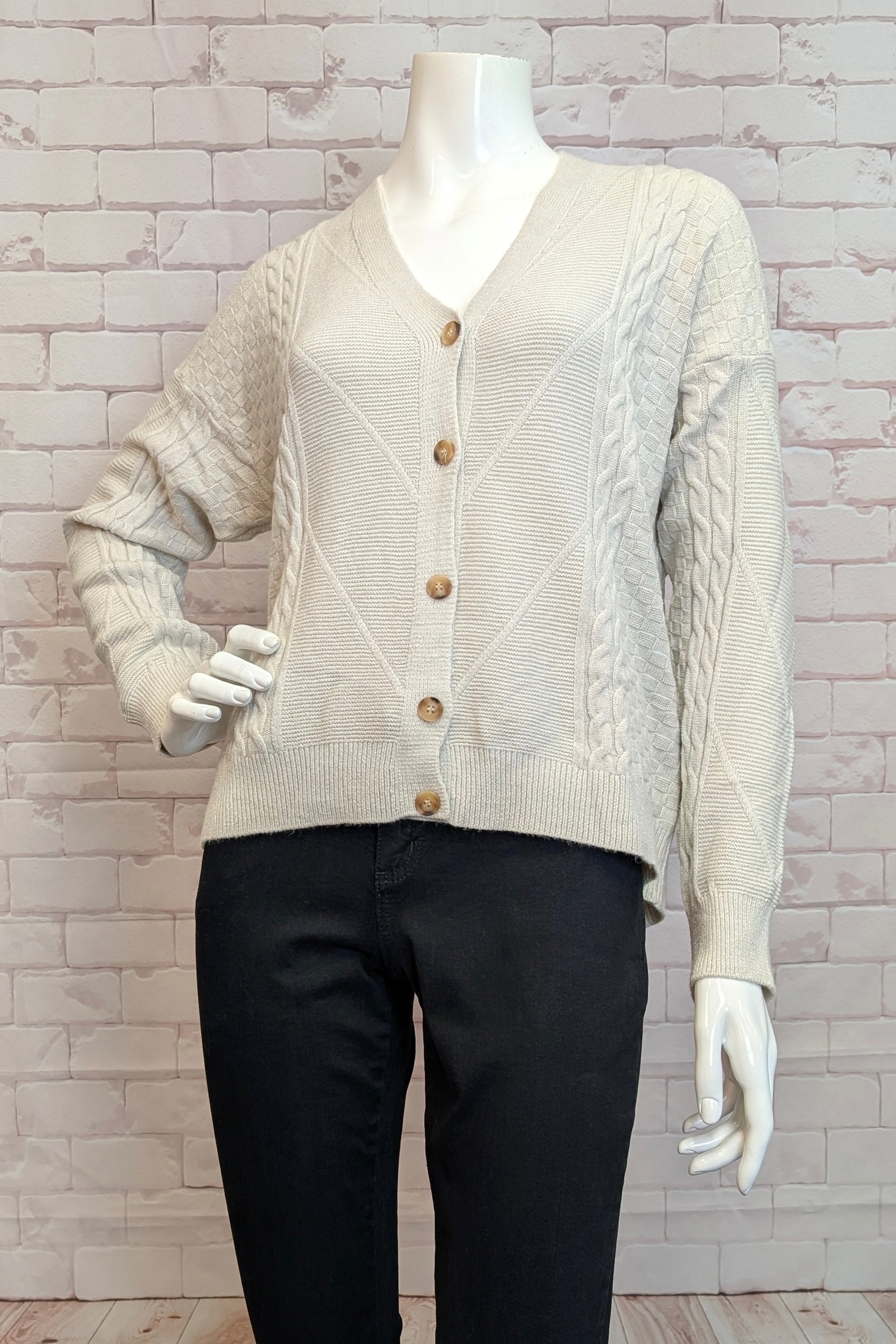 MIXED STITCHES CARDIGAN – Aldila Boutique