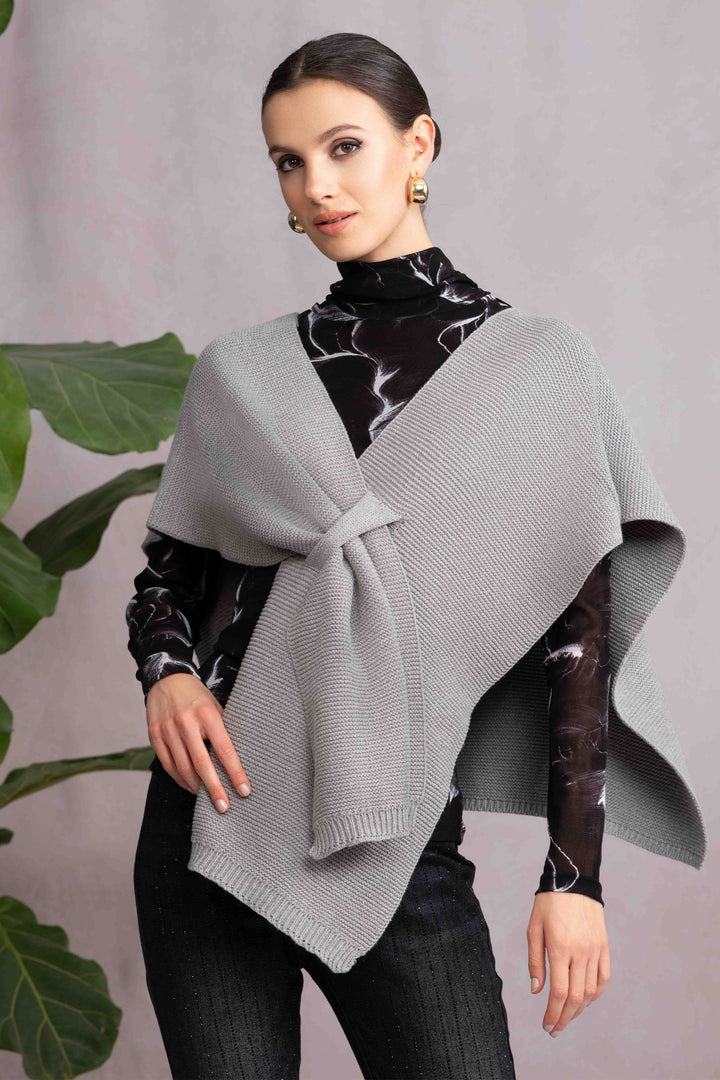 KNIT SHAWL WRAP