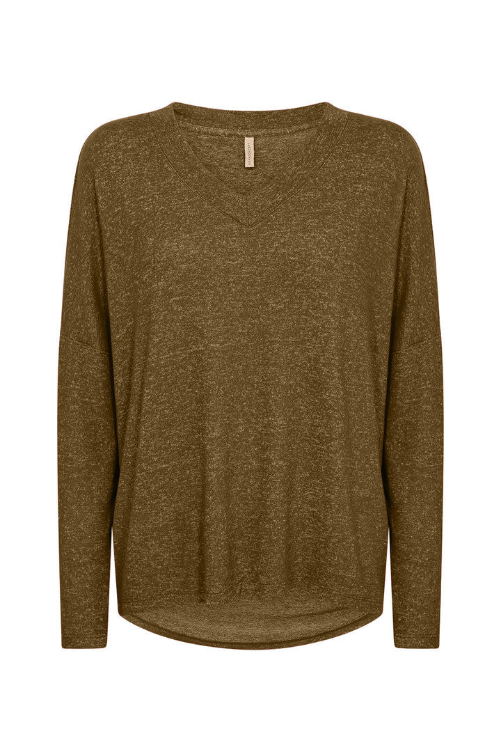 V-NECK DOLMAN SWEATER TOP