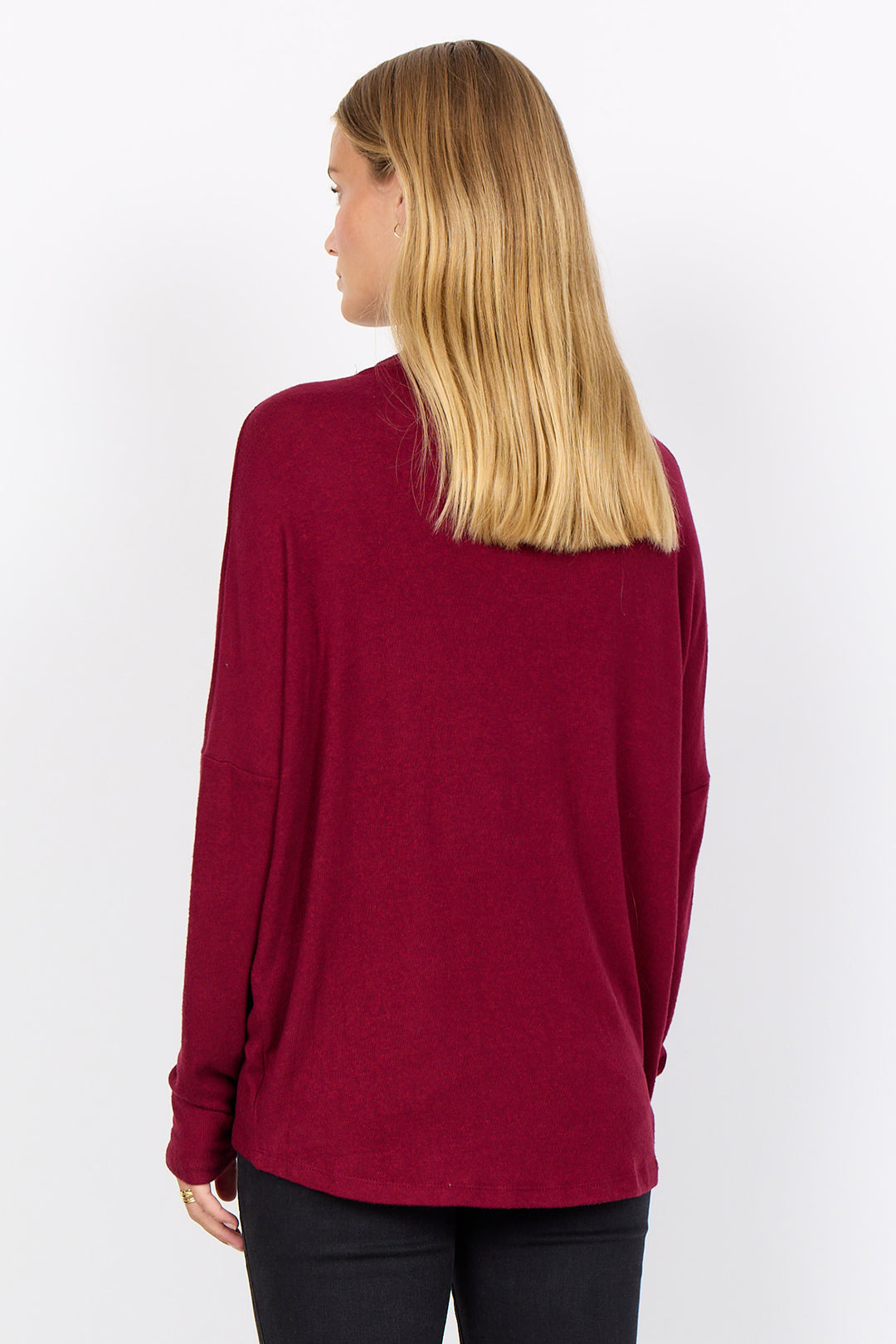 V-NECK DOLMAN SWEATER TOP