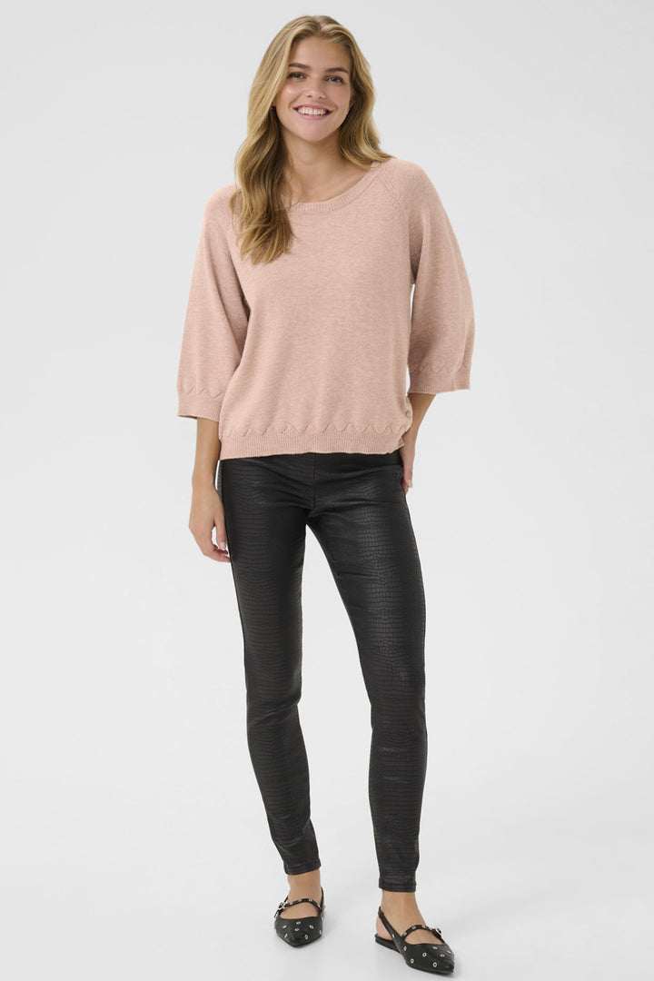3/4 SLEEVE SWEATER TOP