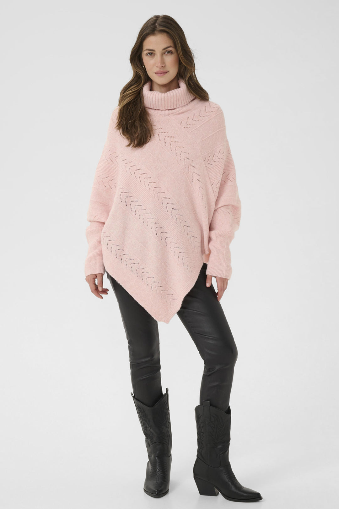 PONCHO TURTLENECK TUNIC