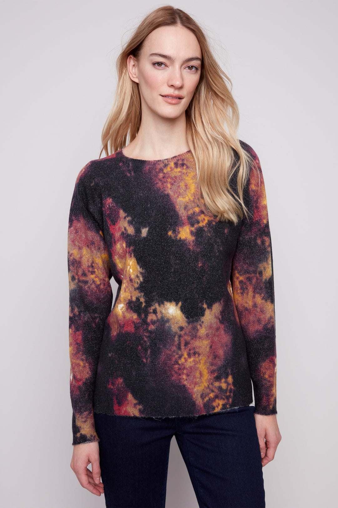 Charlie B Fall 2025 
It's back: the ever popular Charlie B reversible sweater top: the two-in-one reversible fashion statement! 