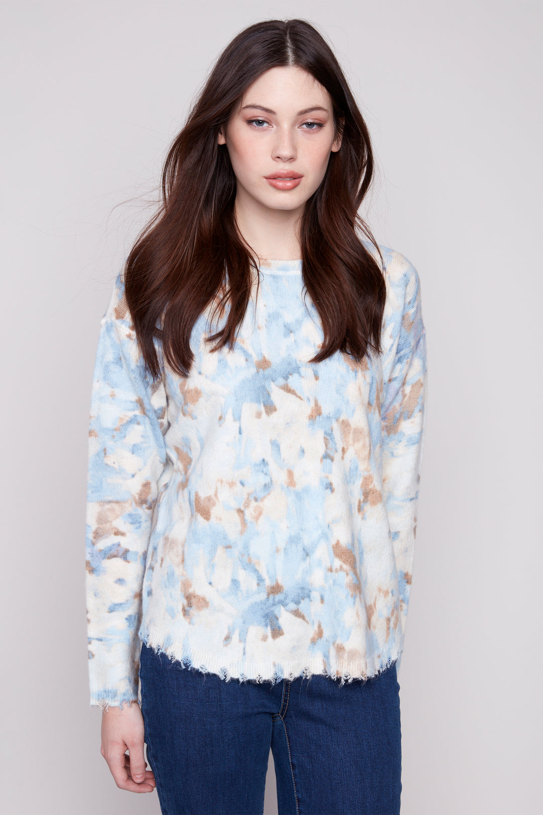 VAPOUR REVERSIBLE MISTY FLORA SWEATER PRINT