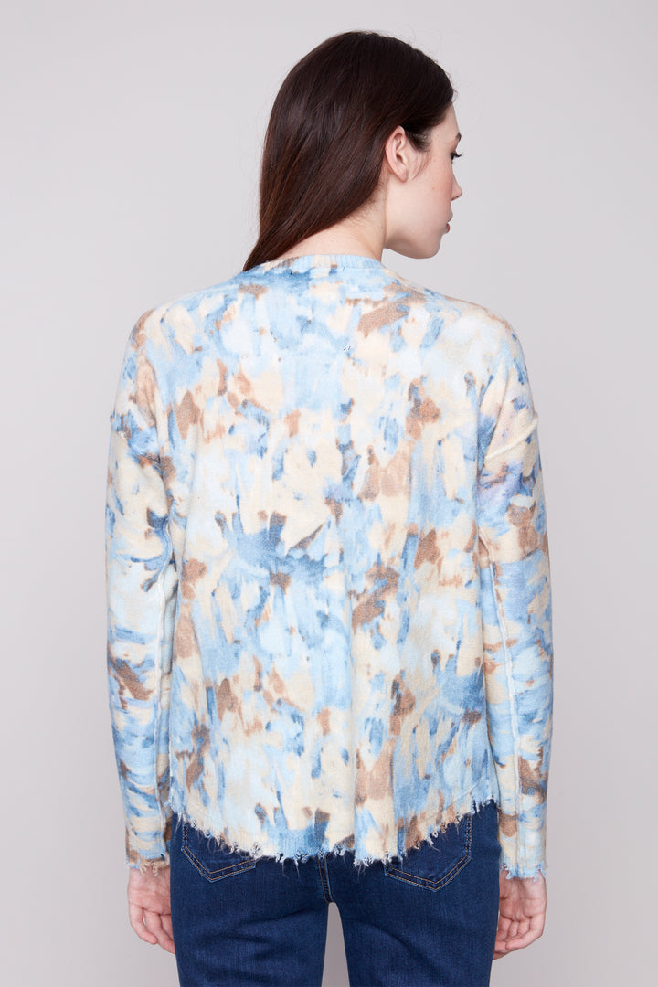 VAPOUR REVERSIBLE MISTY FLORA SWEATER PRINT