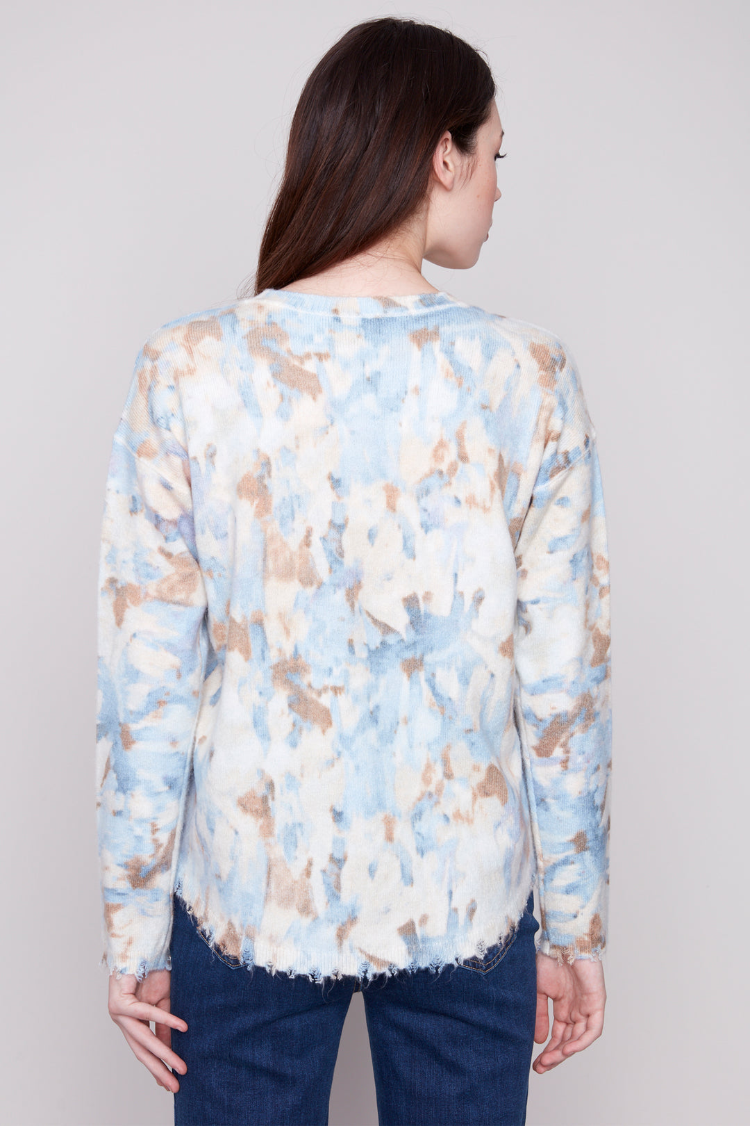 VAPOUR REVERSIBLE MISTY FLORA SWEATER PRINT
