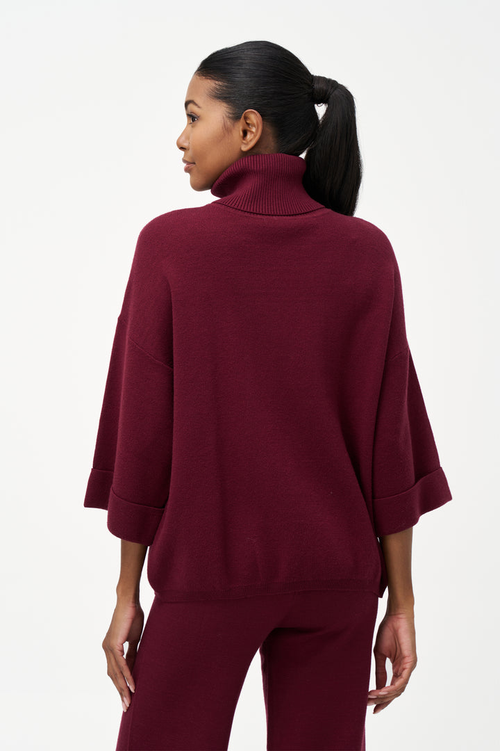 TURTLENECK DOLMAN SWEATER TOP