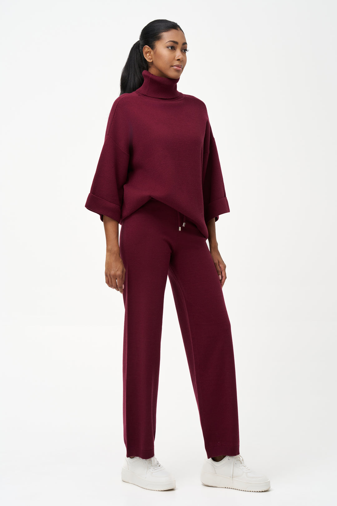 TURTLENECK DOLMAN SWEATER TOP