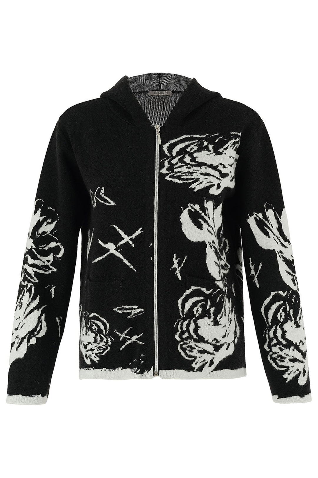 ROSE PRINT HOODIE JACKET