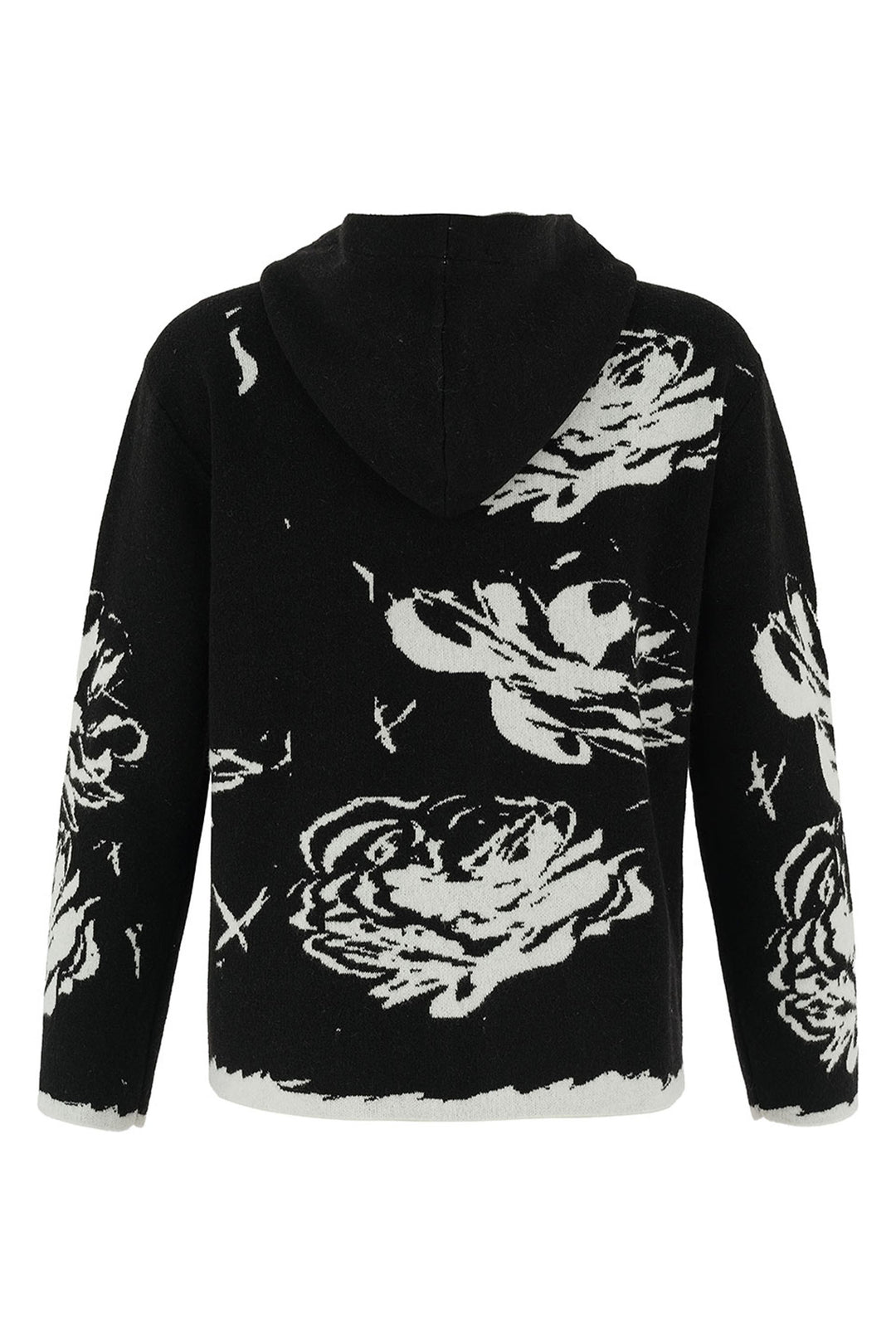 ROSE PRINT HOODIE JACKET