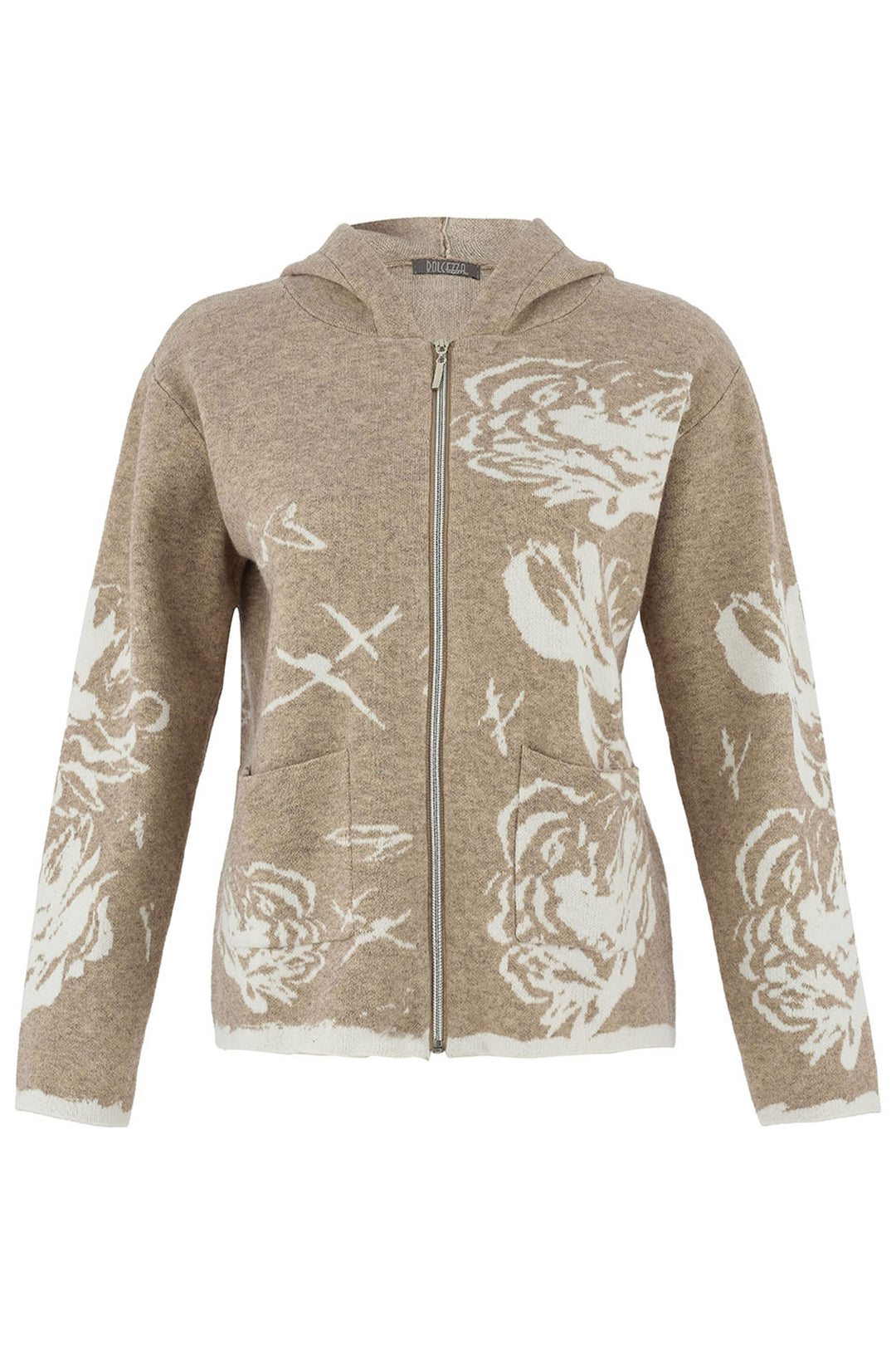 ROSE PRINT HOODIE JACKET