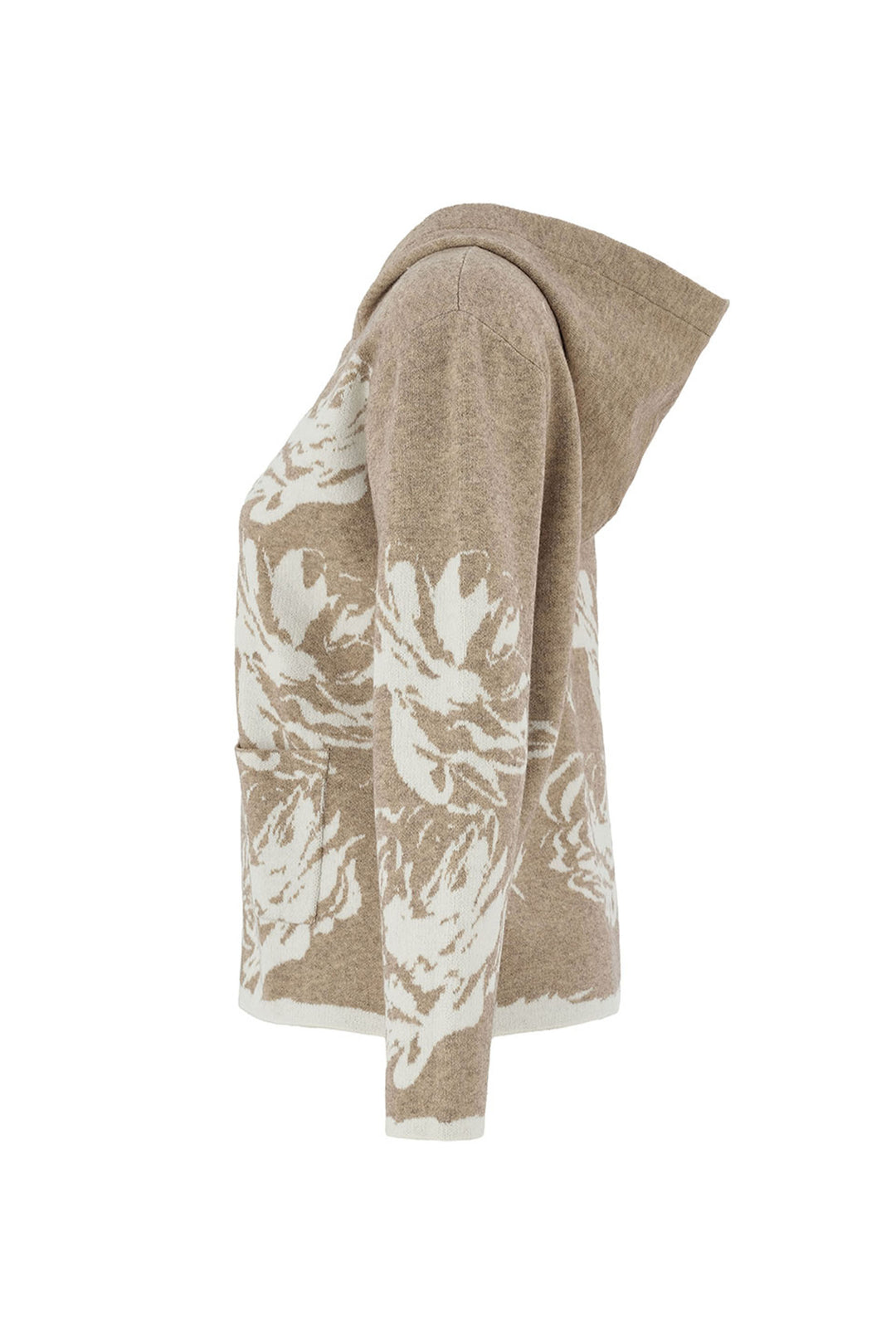 ROSE PRINT HOODIE JACKET