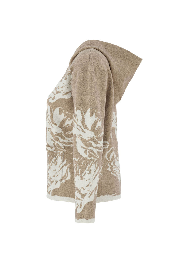 ROSE PRINT HOODIE JACKET