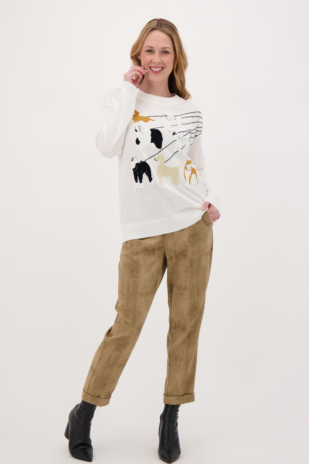 MULTI DOGS SWEATER TOP