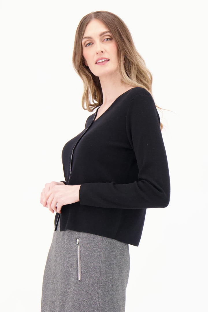 SEQUIN FRONT SWEATER