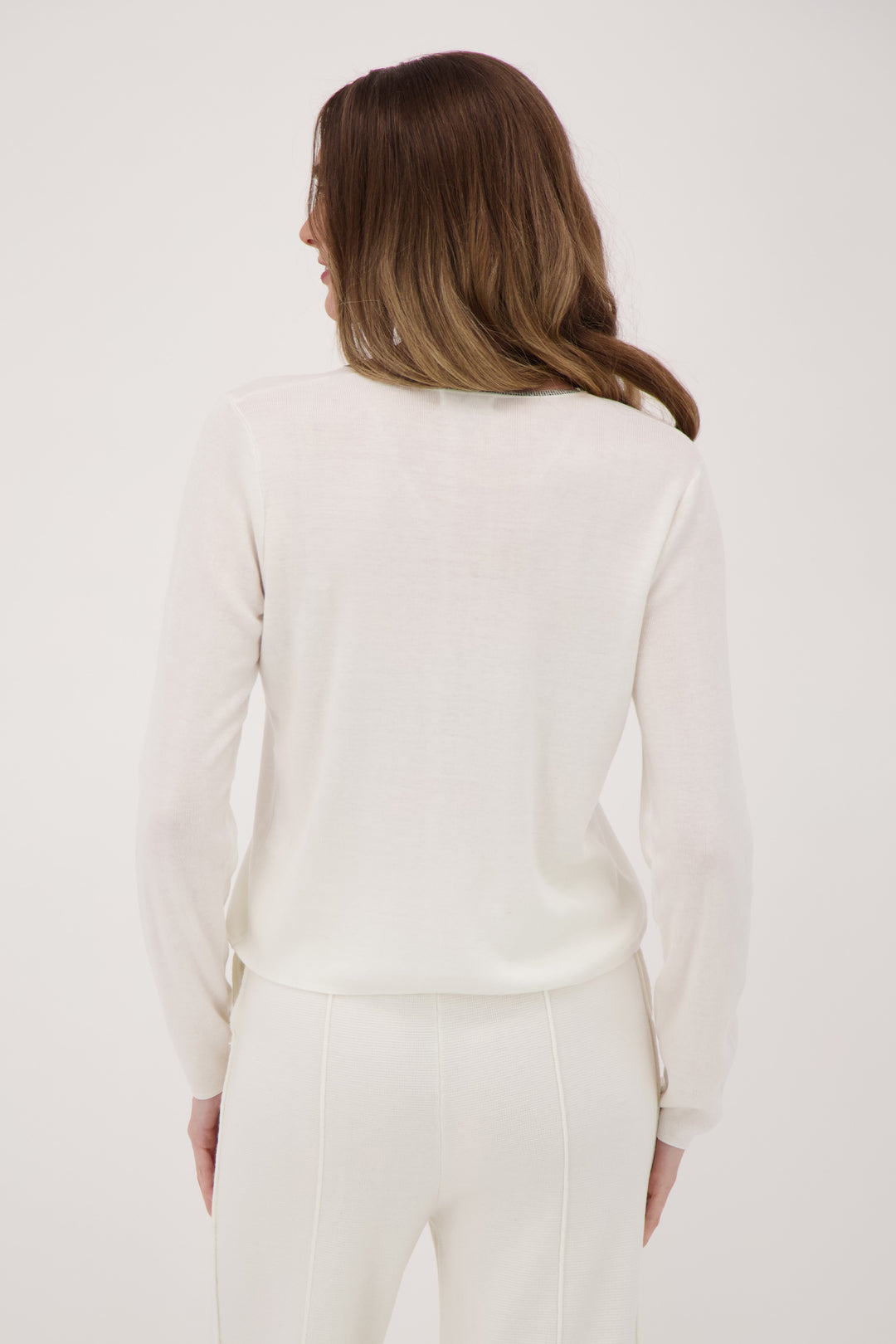 SEQUIN FRONT SWEATER