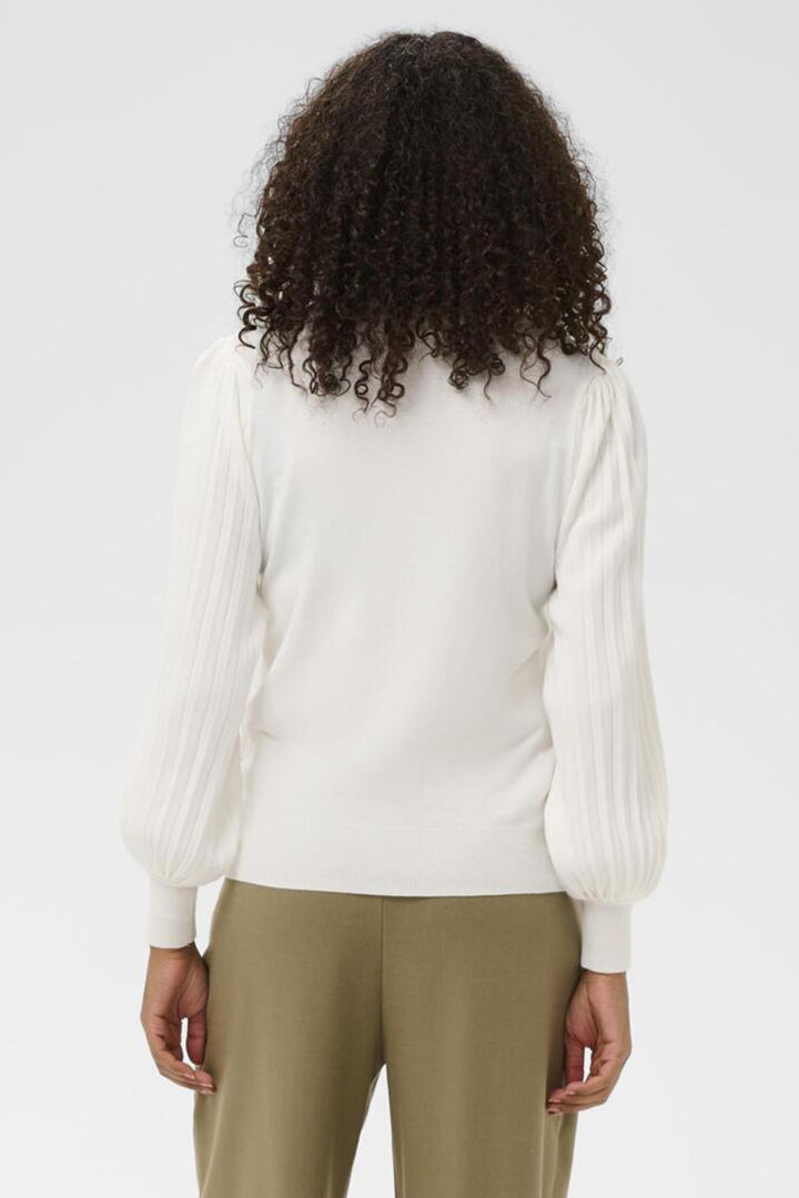 BALLOON SLEEVE SWEATER TOP