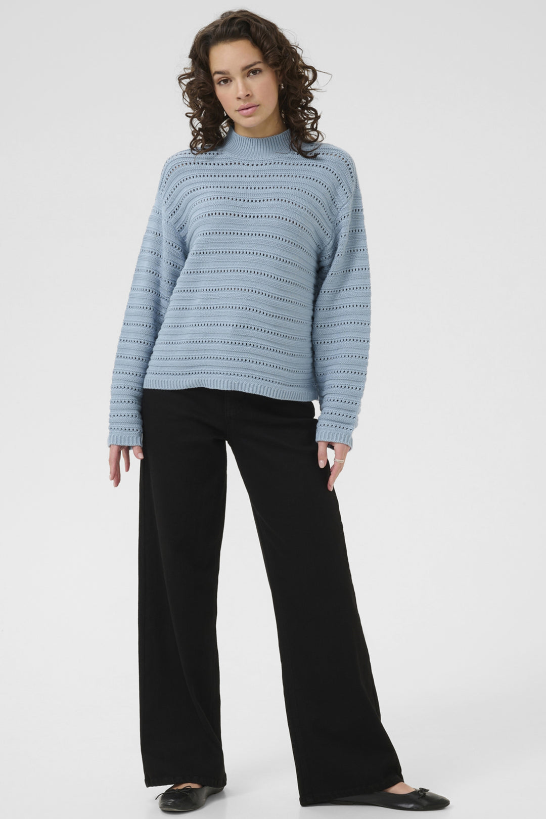 MOCK NECK SWEATER TOP