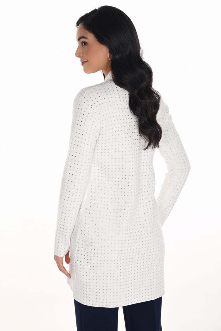 COATIGAN WITH RHINESTONE