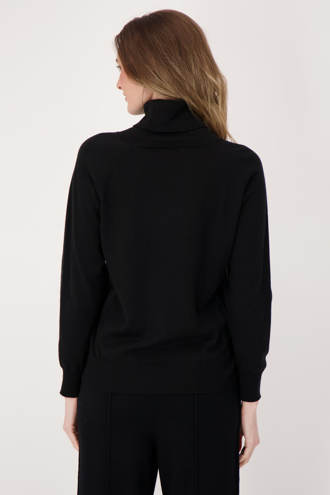 SEQUIN TREES T-NECK SWEATER