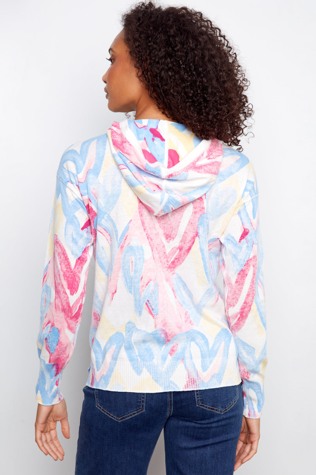 SOFT HEARTS HOODIE TOP