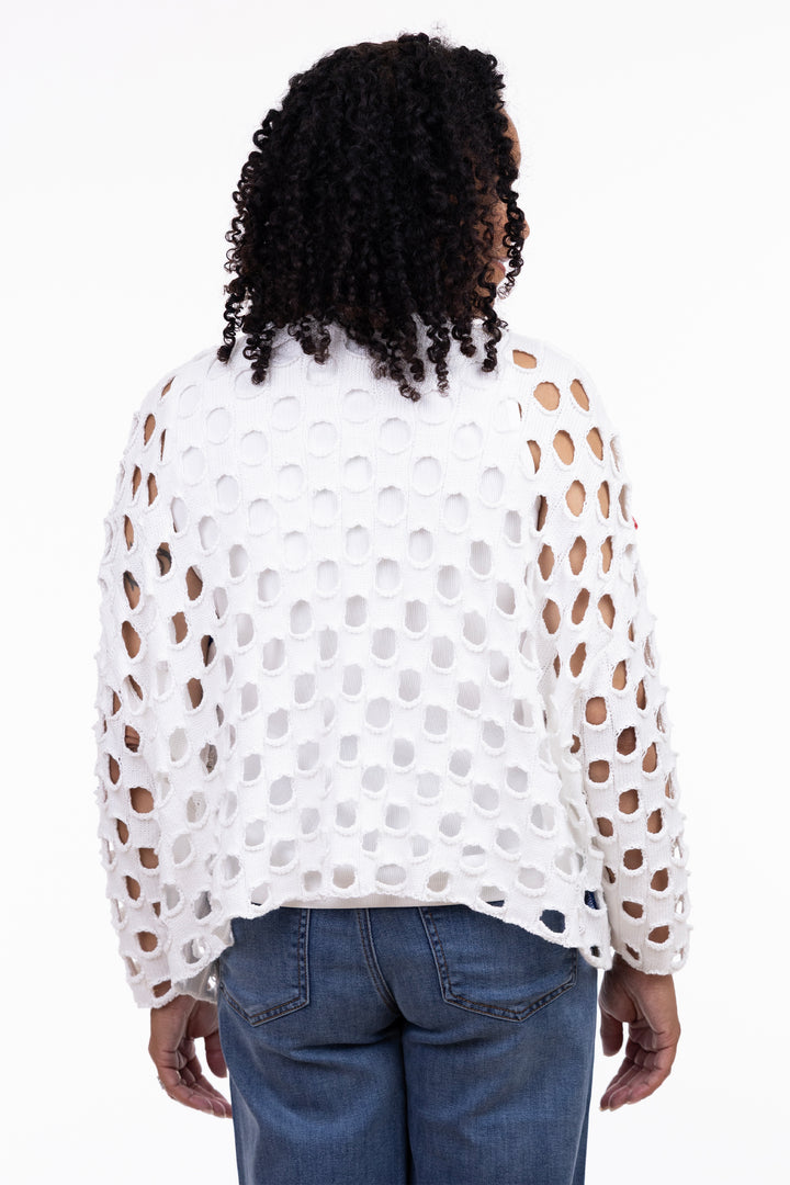 BANDANA WEAVE PULLOVER