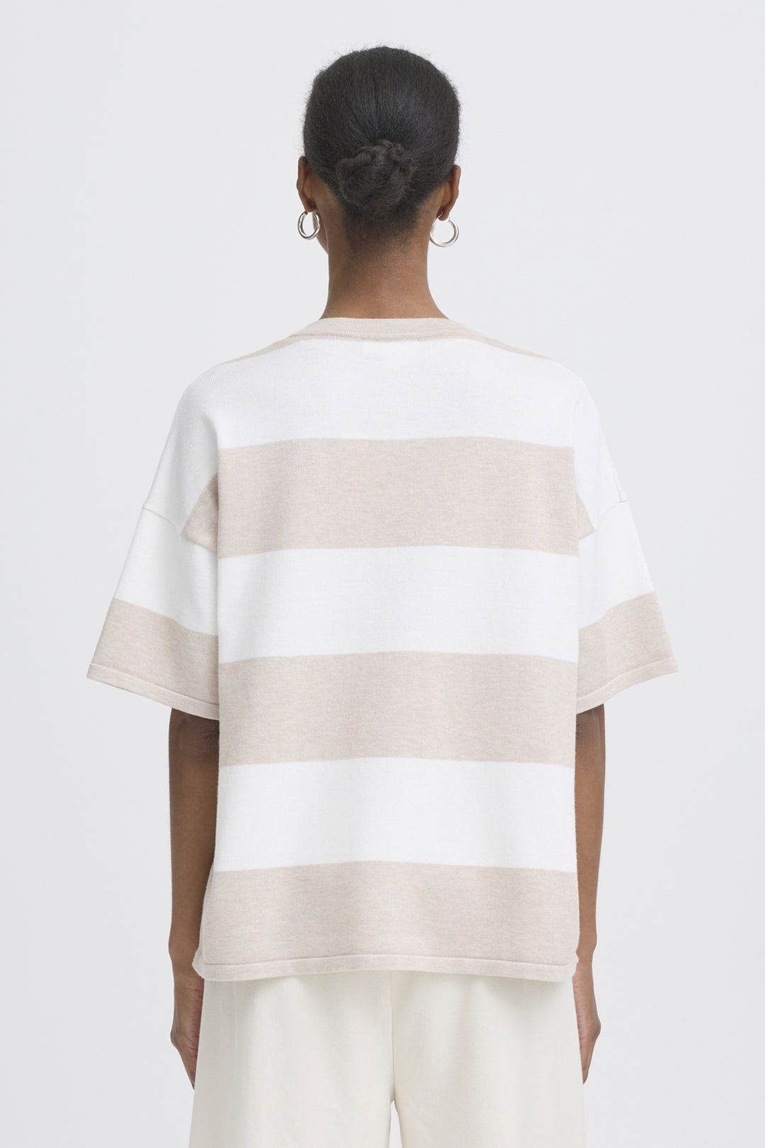 WIDE STRIPE SS TOP
