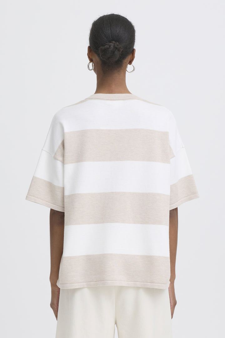 WIDE STRIPE SS TOP