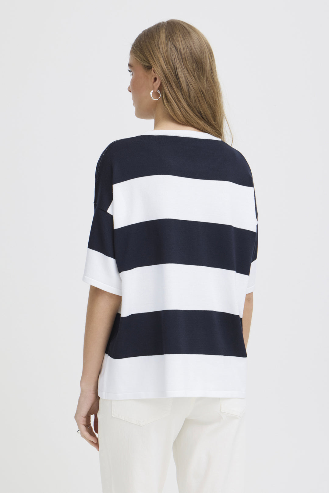 WIDE STRIPE SS TOP