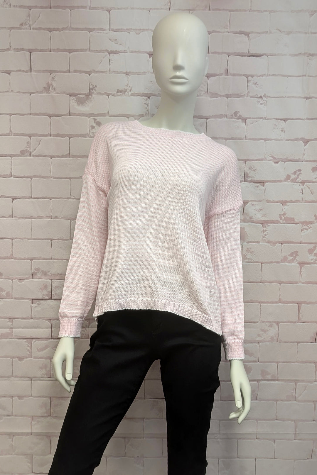 LS STRIPE SWEATER TOP