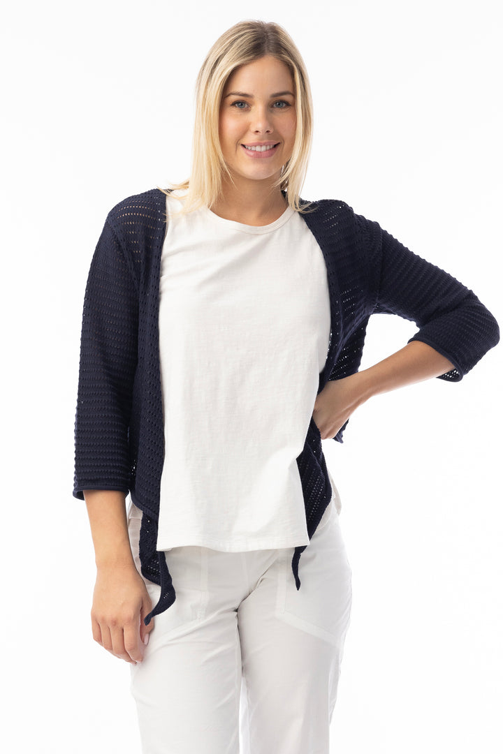 TIE FRONT CARDI