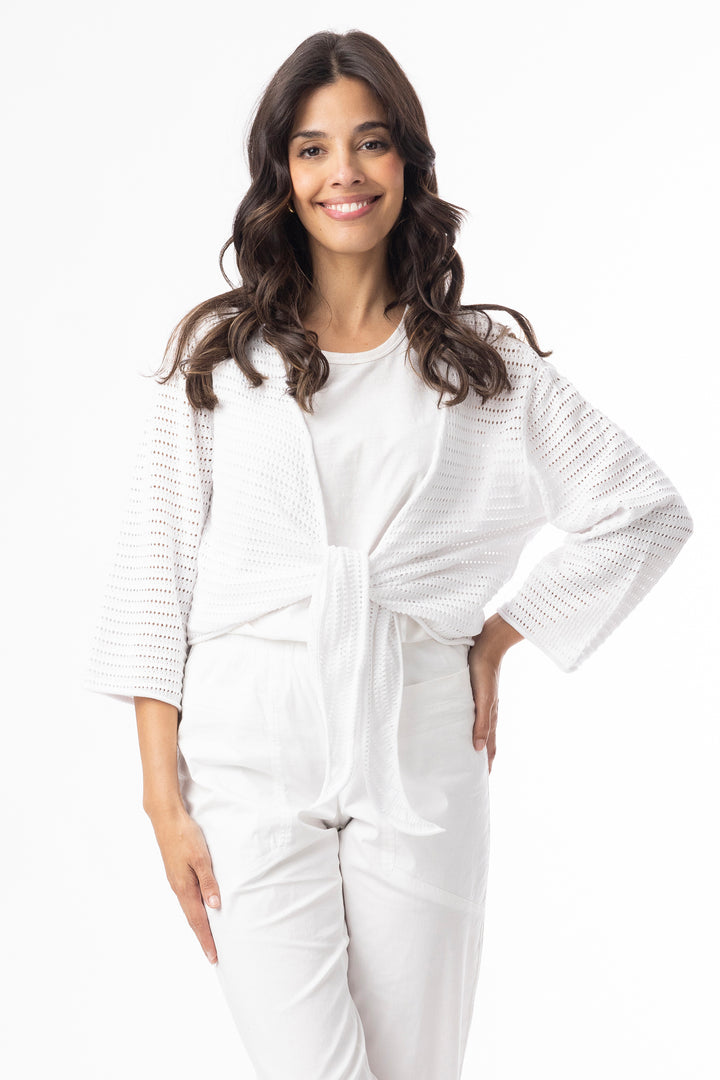TIE FRONT CARDI