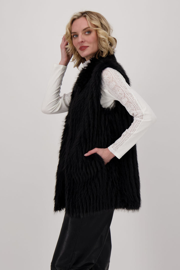 FAUX FUR VEST