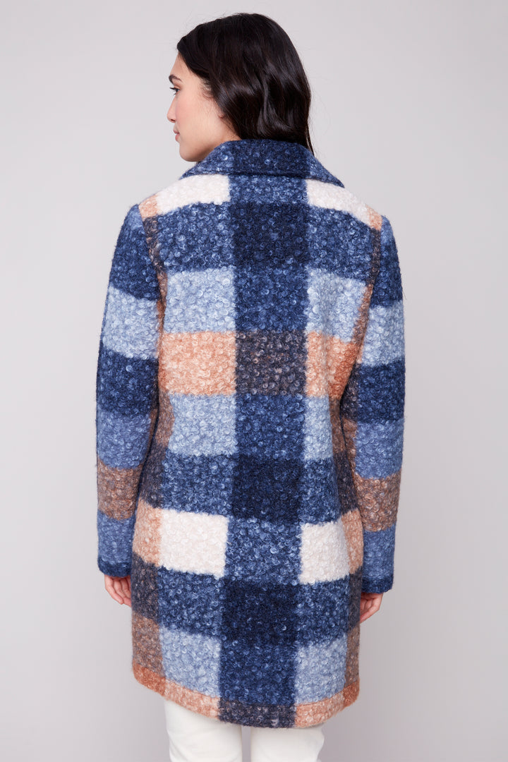 MOONLIGHT CHECK BOUCLE COAT