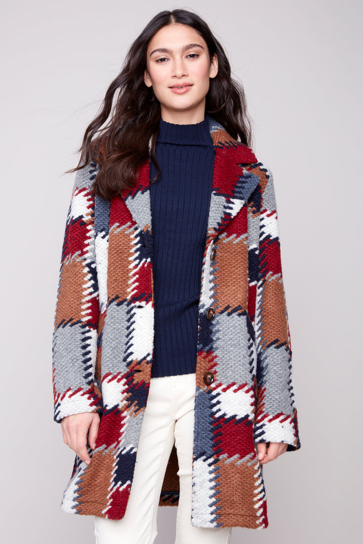 PALETTE PATCHWORK SQUARES COAT