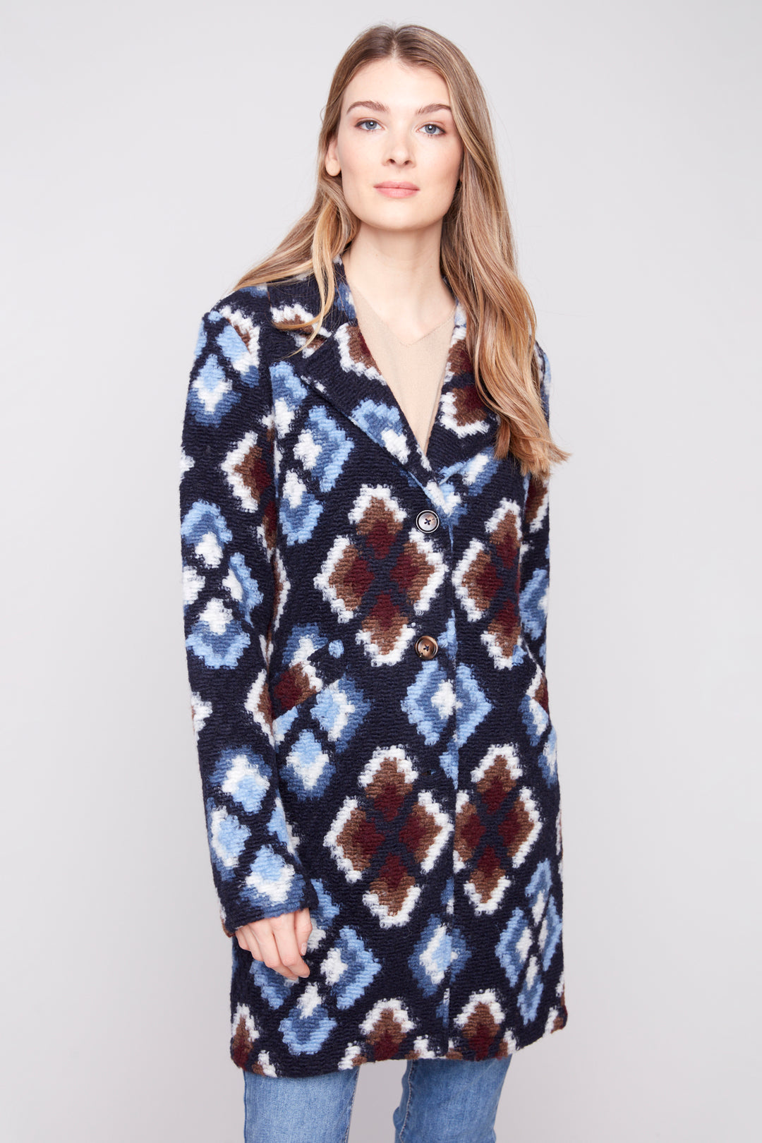 TWILIGHT DIAMOND CHECK COAT