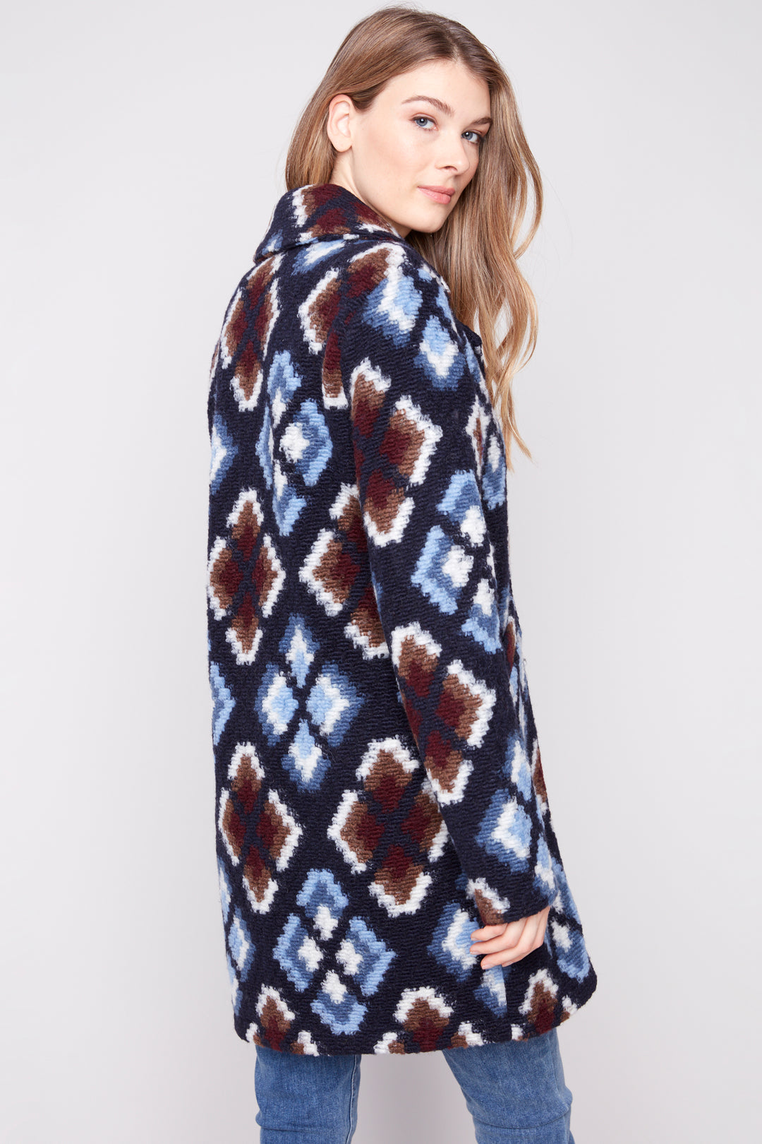 TWILIGHT DIAMOND CHECK COAT