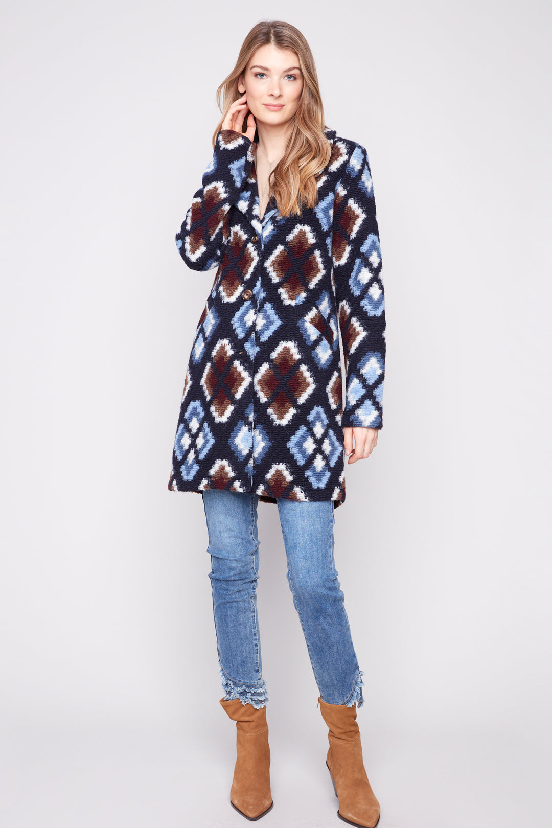 TWILIGHT DIAMOND CHECK COAT