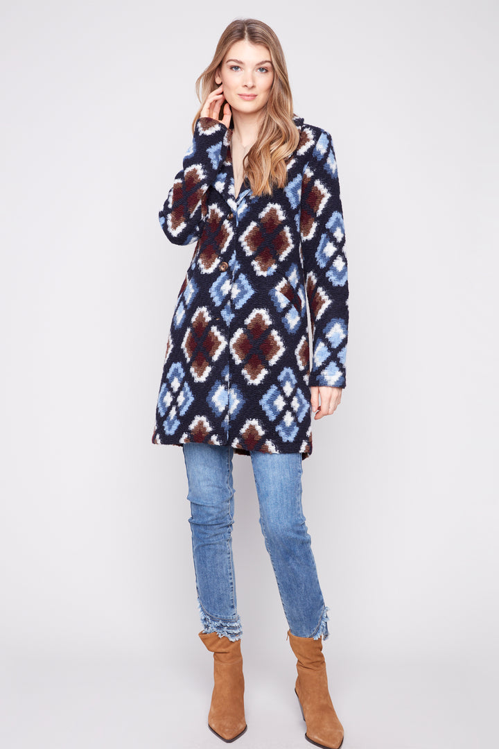 TWILIGHT DIAMOND CHECK COAT