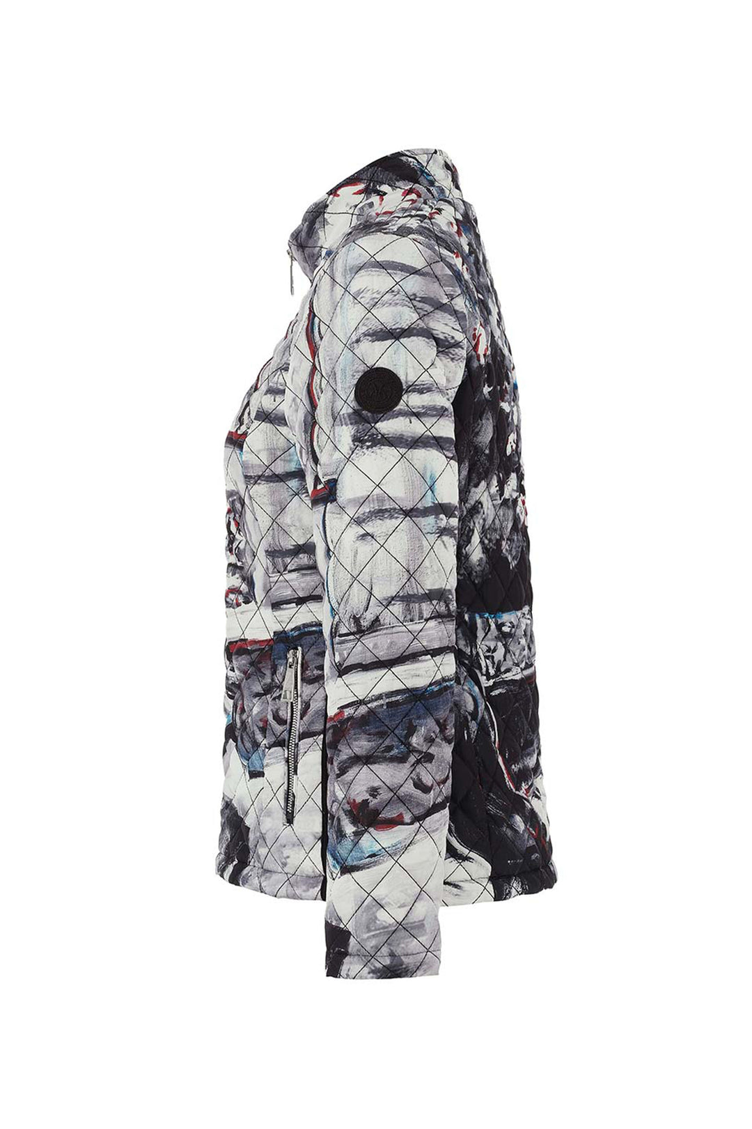 PIANO BLUES QUILTED JACKET