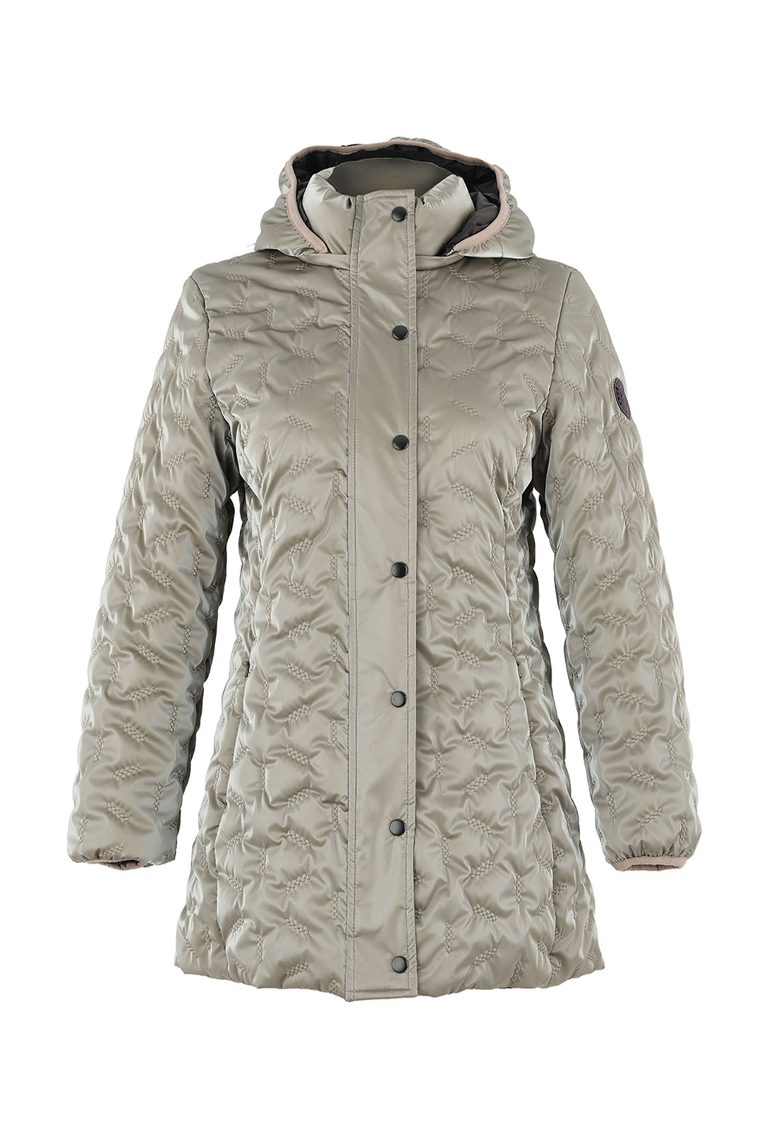QUILTED COAT WITH HOOD