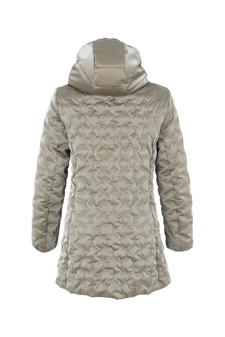 QUILTED COAT WITH HOOD