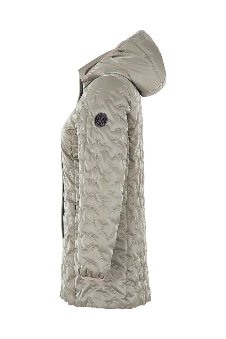 QUILTED COAT WITH HOOD