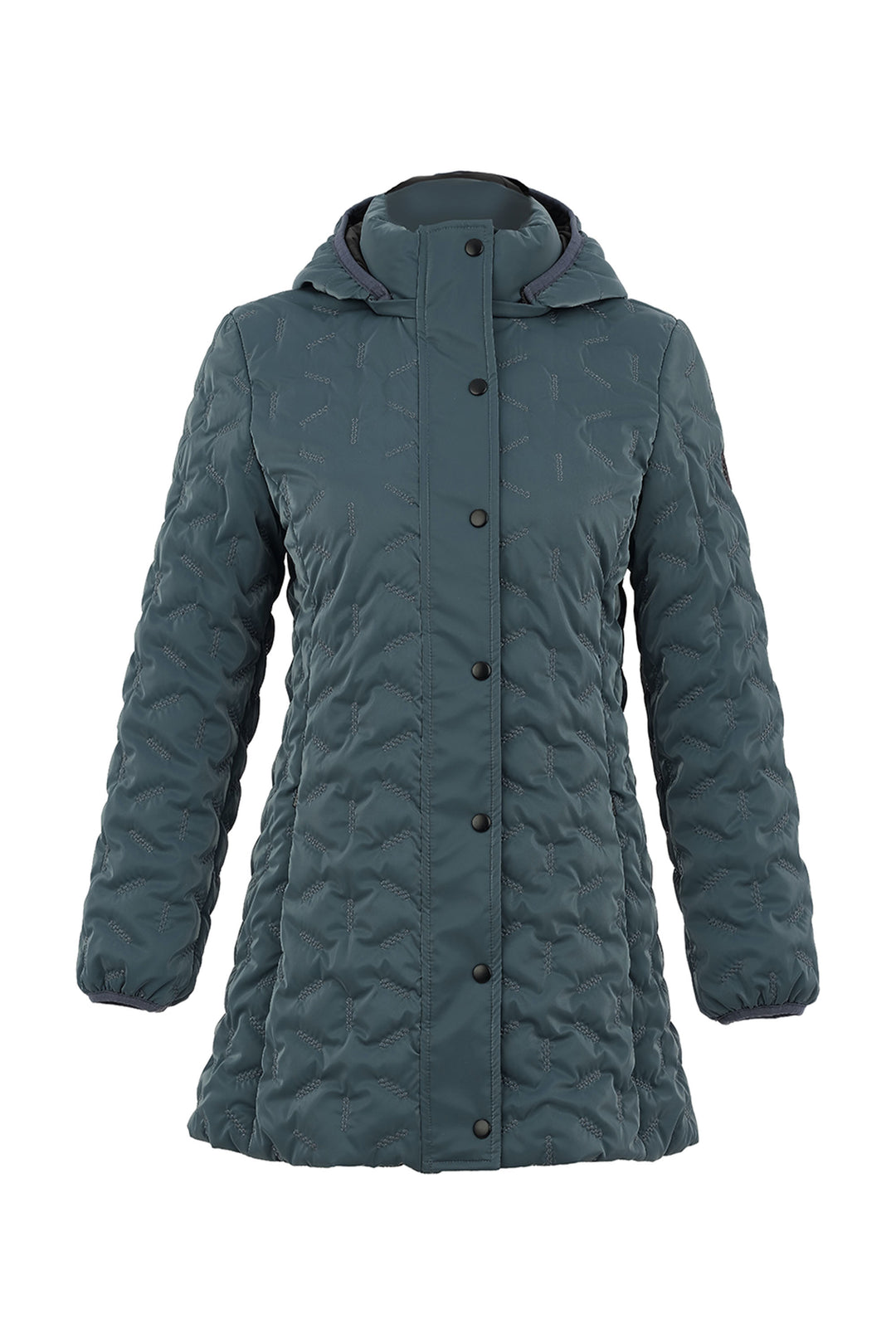 QUILTED COAT WITH HOOD