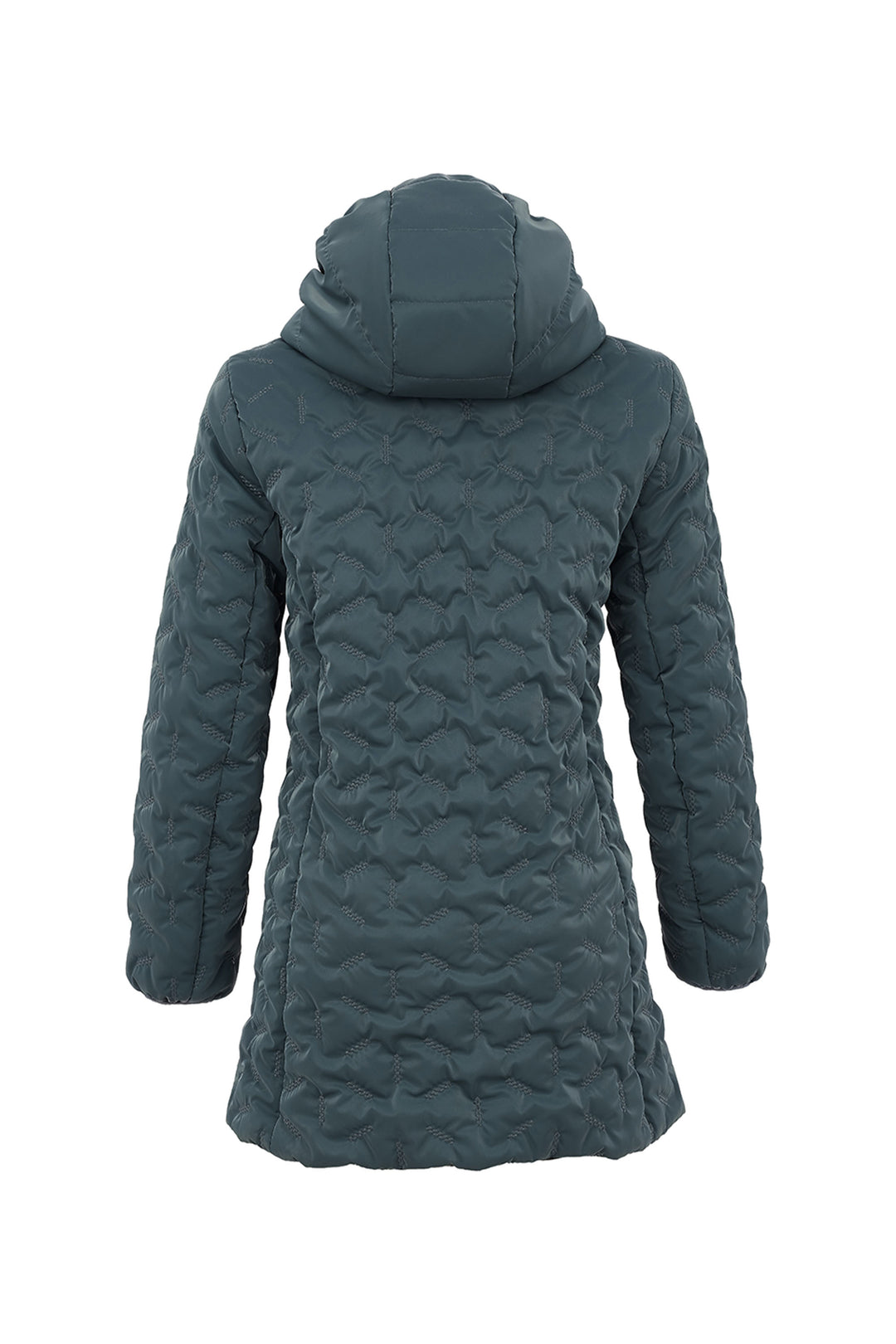 QUILTED COAT WITH HOOD