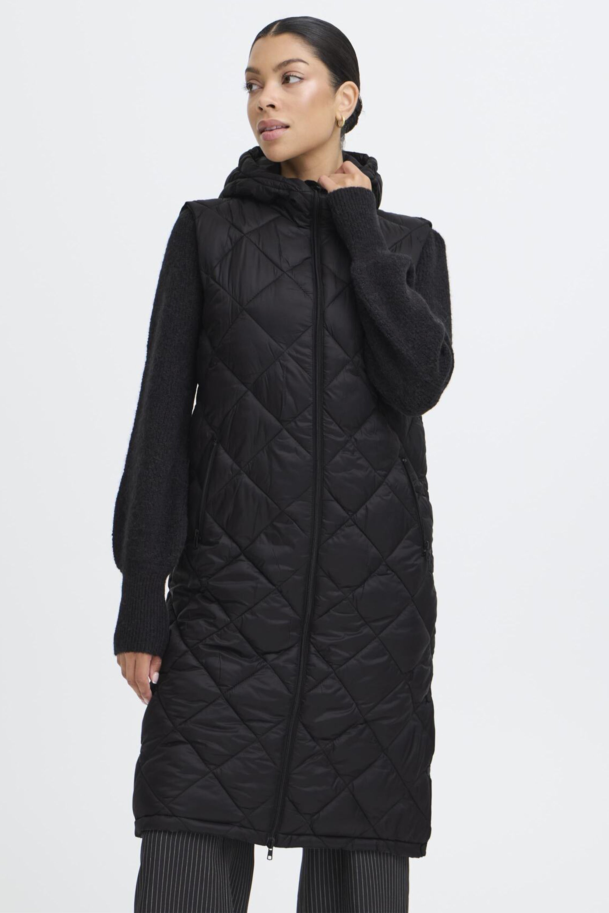 SUBLATIONS】FURROW KNIT VEST .11【BLACK】 sublations FURROW KNIT