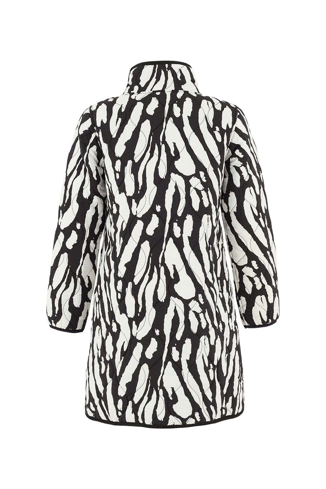 Animal patterned coat on a white background