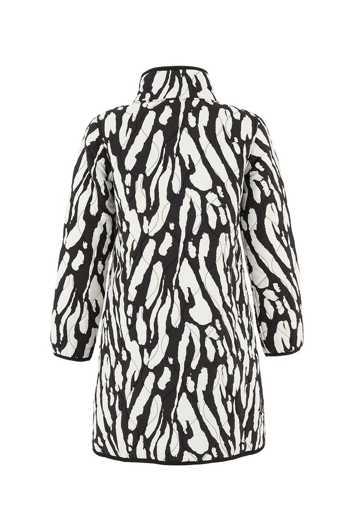 Animal patterned coat on a white background